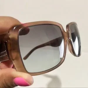 ?BURBERRY ? Brown Sunglasses 4095 3026/11 Burberry BE4456 M (54 - 18) with Brown lenses and Beige  main image 3